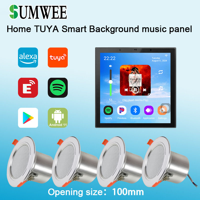 Audio Music In Background - Amplifier Audio Bluetooth 4 Inch Android