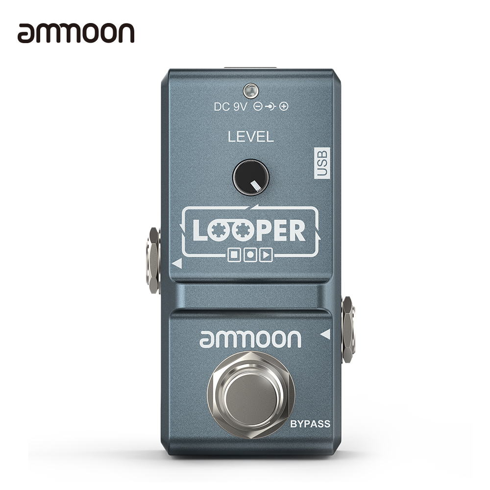 Looper Pedal Guitar - Ammoon AP-09 Pedal efek gitar listrik,