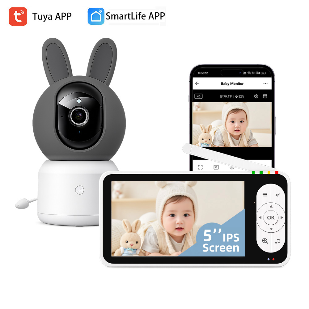 Audio Detect Music - Monitor Bayi WiFi Pintar Tuya dengan