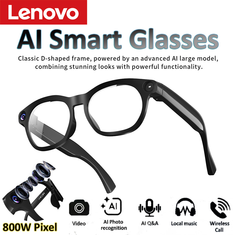 Audio Music Live - Kacamata Pintar Lenovo AI 800W Pixel