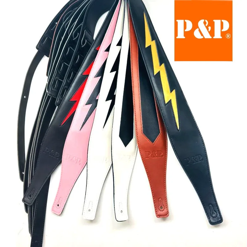 Guitar Strap Padded - Tali Gitar PP Bantalan Bahu Kulit