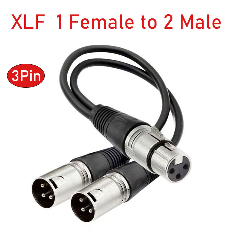 Audio Music Splitter - Kabel Splitter XLR 3 Pin Female