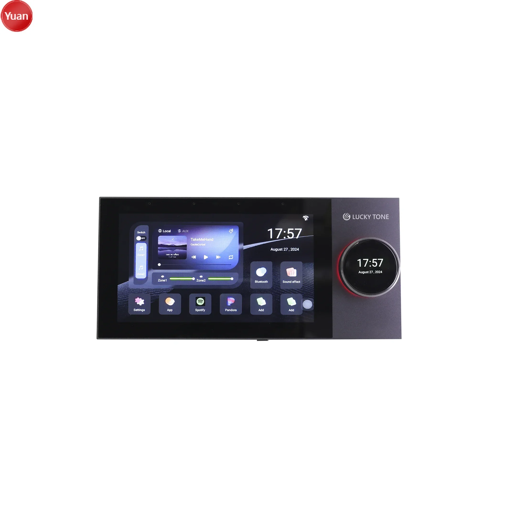 Audio Music In Background - Panel Kontrol Rumah Pintar Tuya Zigbee