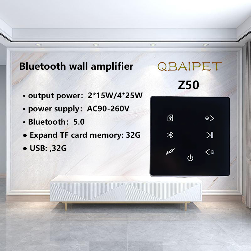 Audio Music In Background - Amplifier Dinding Bluetooth, penguat Audio Mini