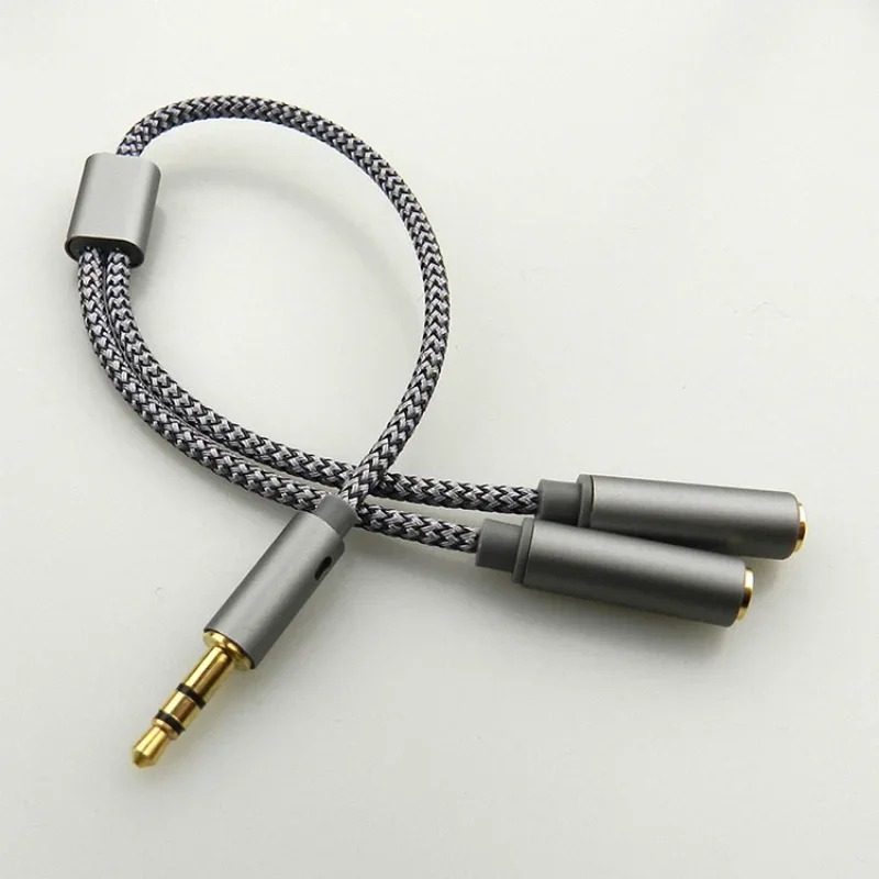 Audio Music Splitter - Adaptor Headset Headphone Mic Kabel Y