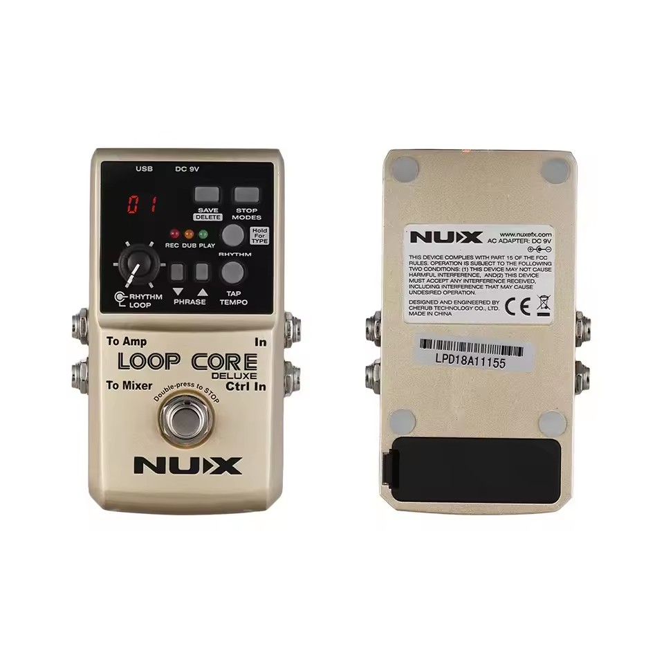 Looper Pedal Guitar - Nux Loop Core Deluxe Pedal Efek