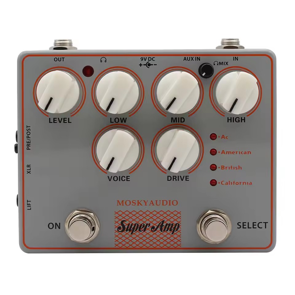 Looper Pedal Guitar - Mosky 4 AMP IN ONE Amplifier
