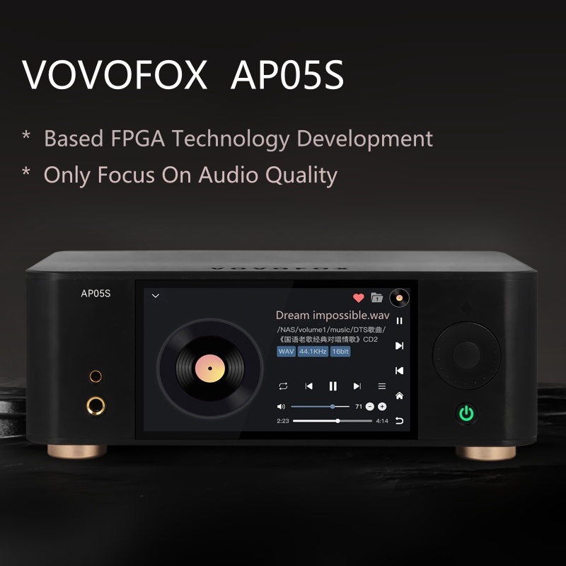 Cable Xlr Balanced - VOVOFOX-HiFi AP05S Pemutar Musik Lossless Berbasis