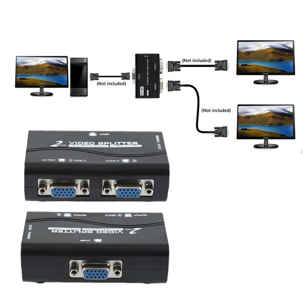 Audio Music Splitter - Layar Terpisah Portabel 1 PC ke