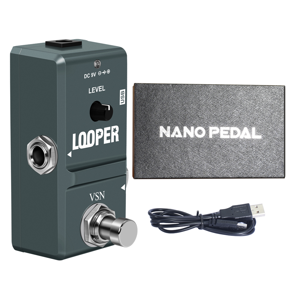 VSN Pedal gitar Looper, Pedal  - Looper Pedal Guitar ulasan dan harga