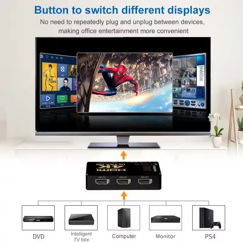 3 Input 1 Output Sakelar Kompa - Audio Music Splitter ulasan dan harga