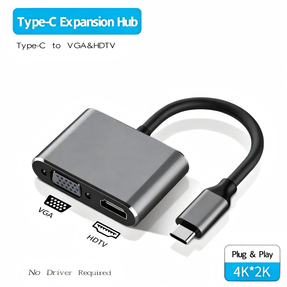 Adaptor USB 3.0/TYPE-C ke HDMI - Audio Music Splitter ulasan dan harga