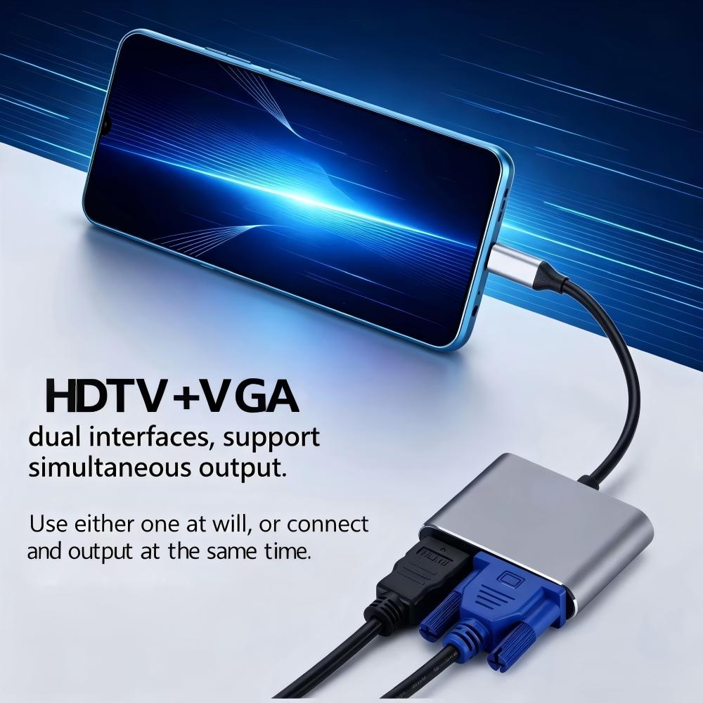 Adaptor USB 3.0/TYPE-C ke HDMI - Audio Music Splitter ulasan dan harga