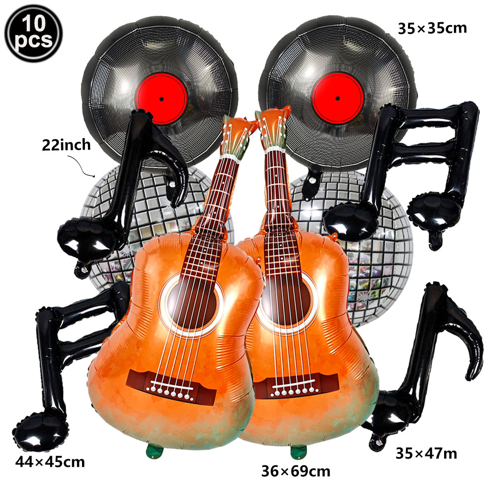 Set Balon Bertema Musik - Balo - Audio Music Notes ulasan dan harga
