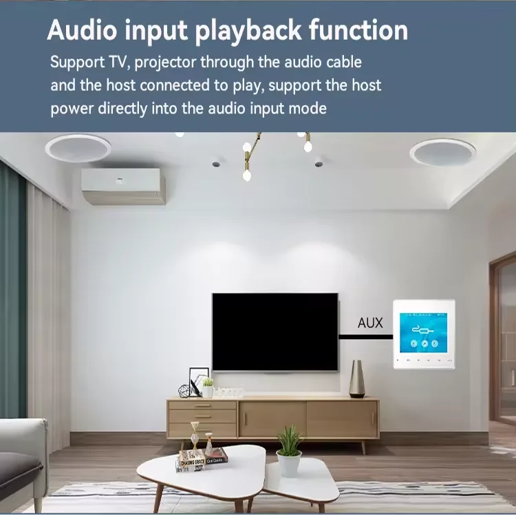 Amplifier Dinding Bluetooth ru - Audio Music In Background ulasan dan harga