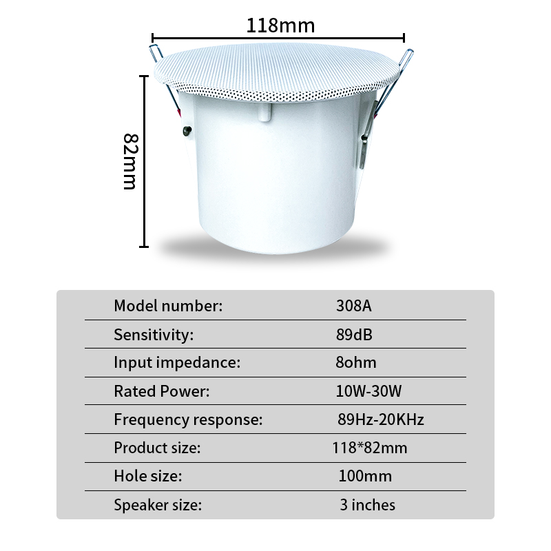 3 inch 8Ohm Speaker suara Surr - Audio Music In Background ulasan dan harga