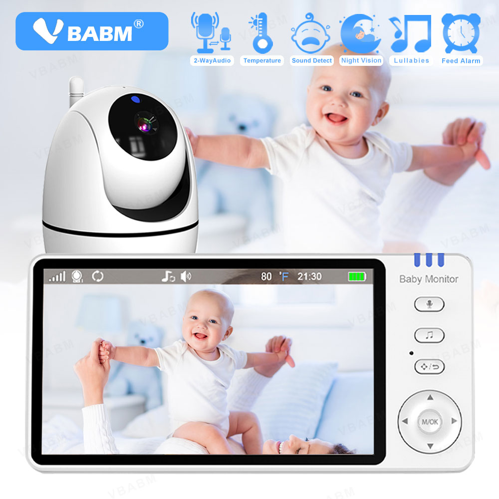 VBABM ABM501 Baby Monitor 5.0  - Audio Detect Music ulasan dan harga