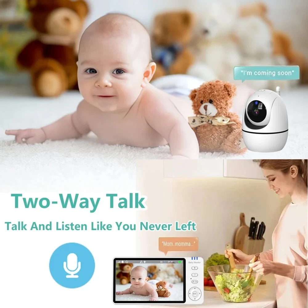 VBABM ABM501 Baby Monitor 5.0  - Audio Detect Music ulasan dan harga