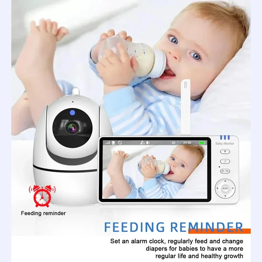 VBABM ABM501 Baby Monitor 5.0  - Audio Detect Music ulasan dan harga