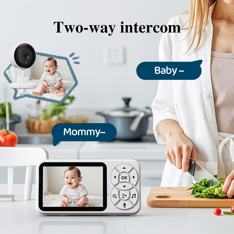 Danmini Monitor Bayi 3,5 inci  - Audio Detect Music ulasan dan harga