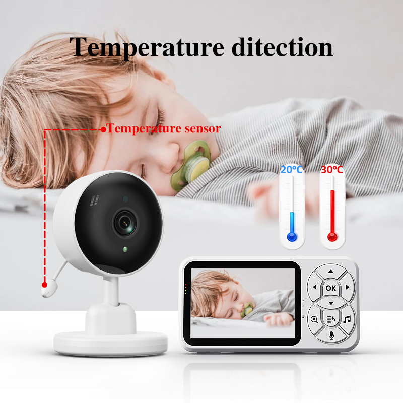 Danmini Monitor Bayi 3,5 inci  - Audio Detect Music ulasan dan harga