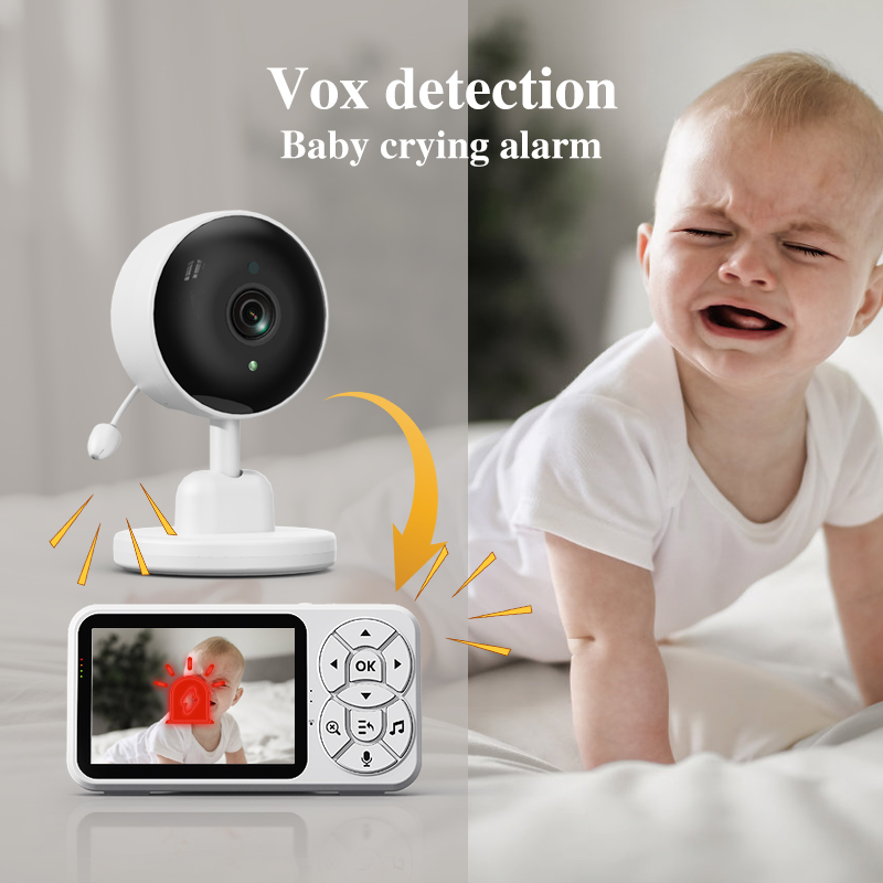 Danmini Monitor Bayi 3,5 inci  - Audio Detect Music ulasan dan harga