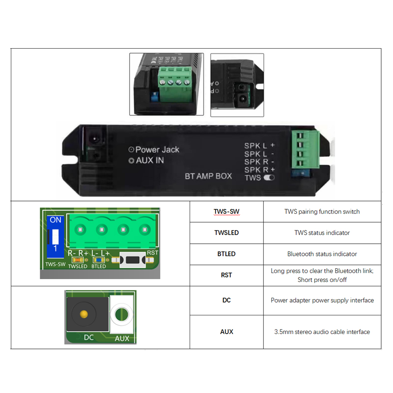 Penguat bluetooth Audio, modul - Audio Music In Background ulasan dan harga