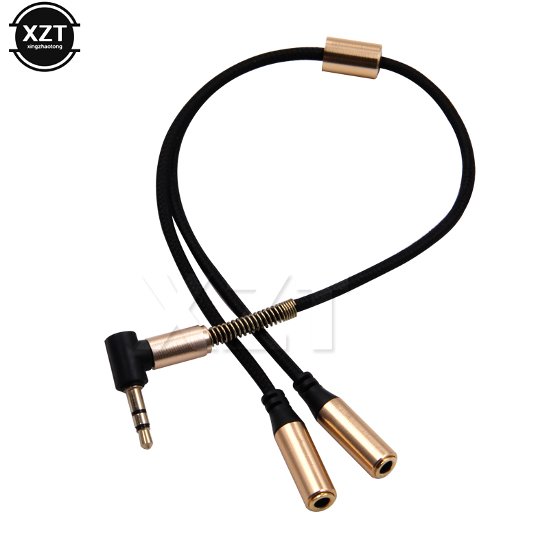 3.5Mm 1 Ke 2 Audio Aux Y Adapt - Audio Music Splitter ulasan dan harga