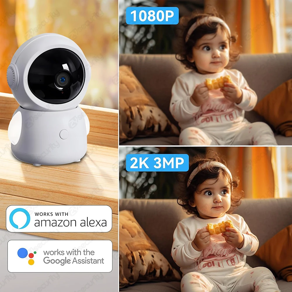 2K Monitor Bayi WiFi dengan La - Audio Detect Music ulasan dan harga