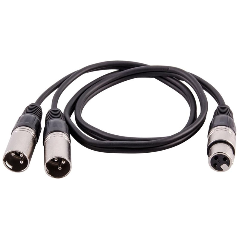 Kabel Splitter XLR 3 Pin Femal - Audio Music Splitter ulasan dan harga