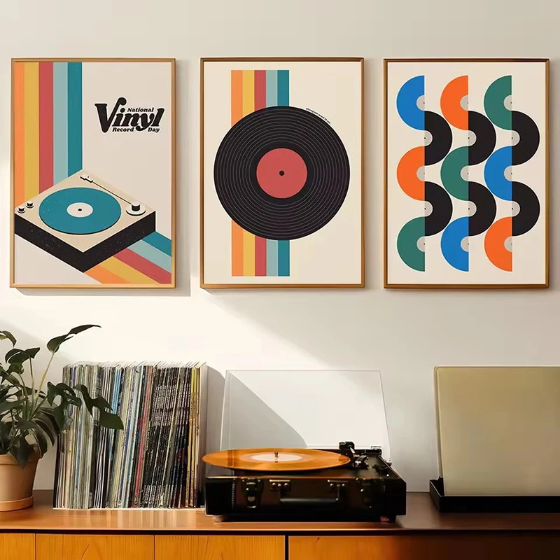 Cetakan Seni Dinding Kanvas Re - Audio Music Live ulasan dan harga