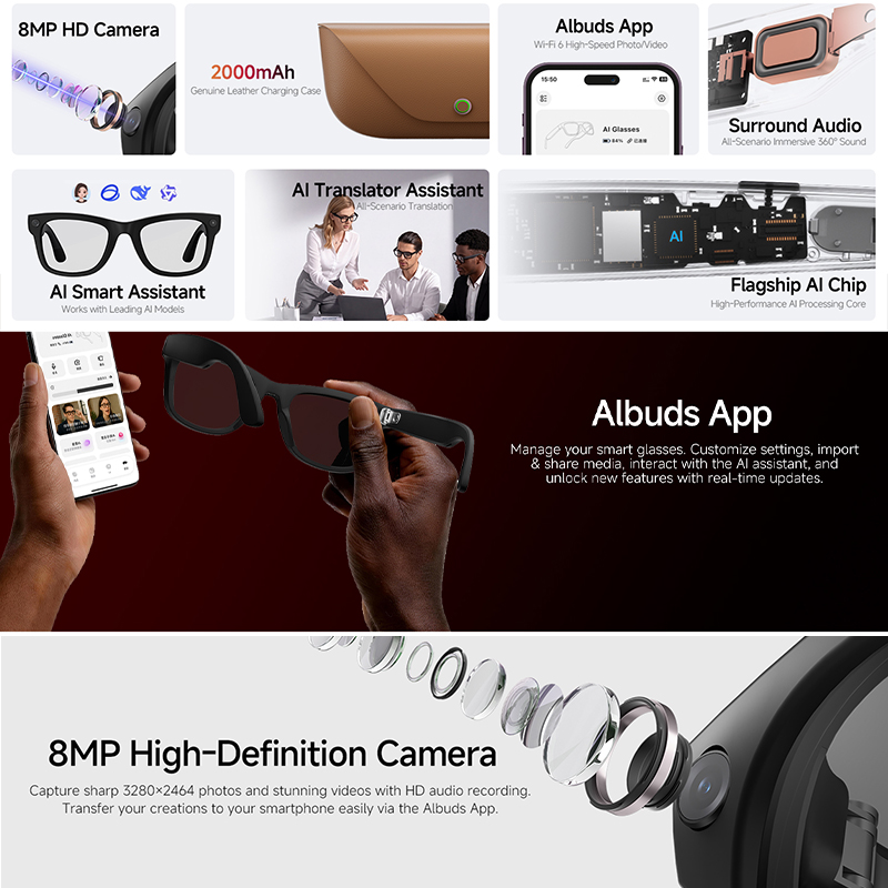 Kacamata Pintar Baru Pengenala - Audio Music Recognition ulasan dan harga