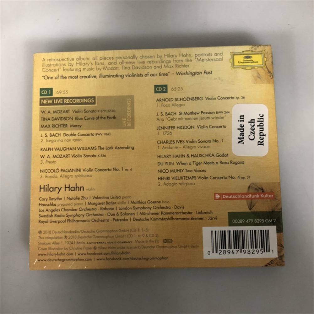 CD 'Retrospective' Hilary Hahn - Audio Music Live ulasan dan harga