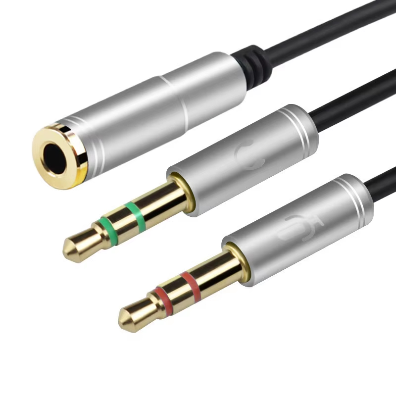 NNBILI Mini Jack 3.5 Mikrofon  - Audio Music Splitter ulasan dan harga