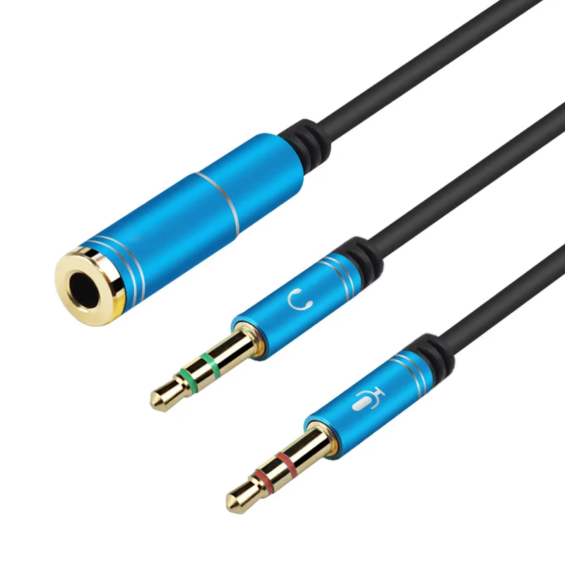 NNBILI Mini Jack 3.5 Mikrofon  - Audio Music Splitter ulasan dan harga
