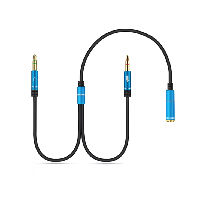NNBILI Mini Jack 3.5 Mikrofon  - Audio Music Splitter ulasan dan harga