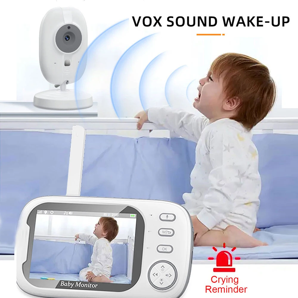 Kamera Pemantau Bayi LCD 3,5 I - Audio Detect Music ulasan dan harga