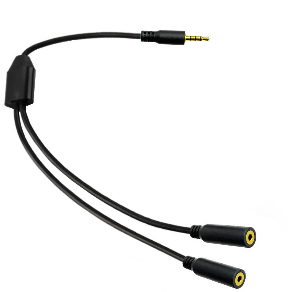 Kabel ekstensi kamera cadangan - Audio Music Splitter ulasan dan harga