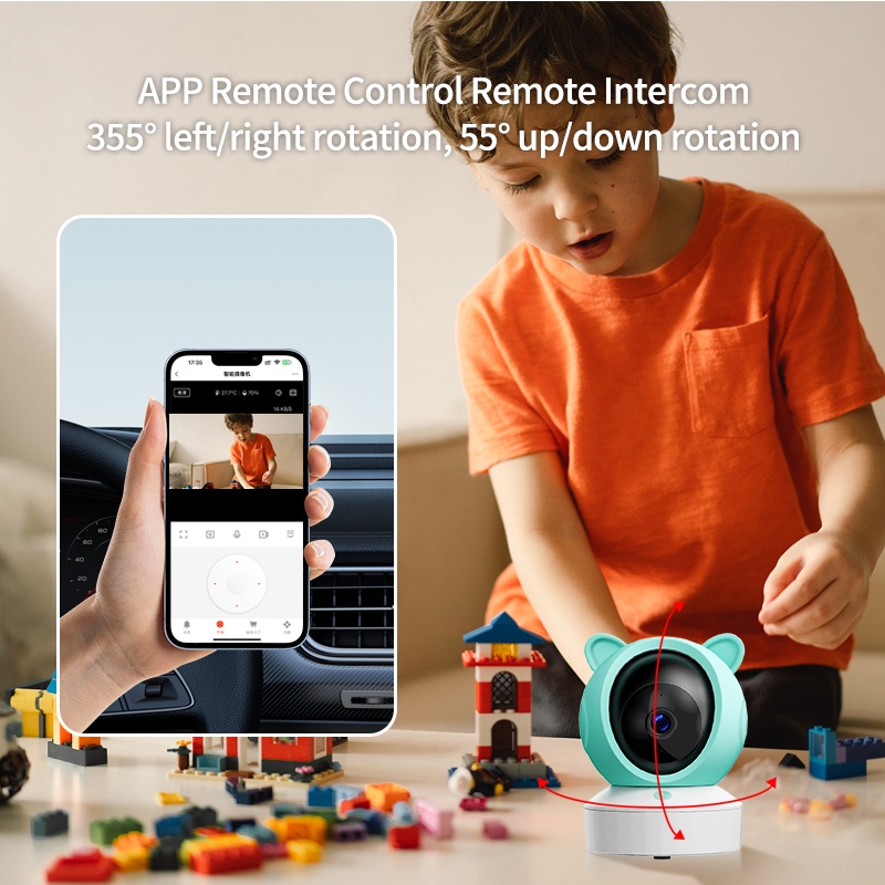 Danmini TUYA Monitor Bayi Kont - Audio Detect Music ulasan dan harga