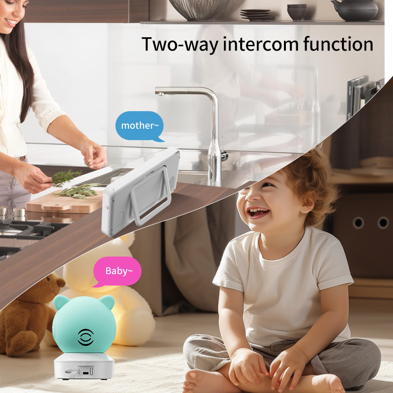 Danmini TUYA Monitor Bayi Kont - Audio Detect Music ulasan dan harga