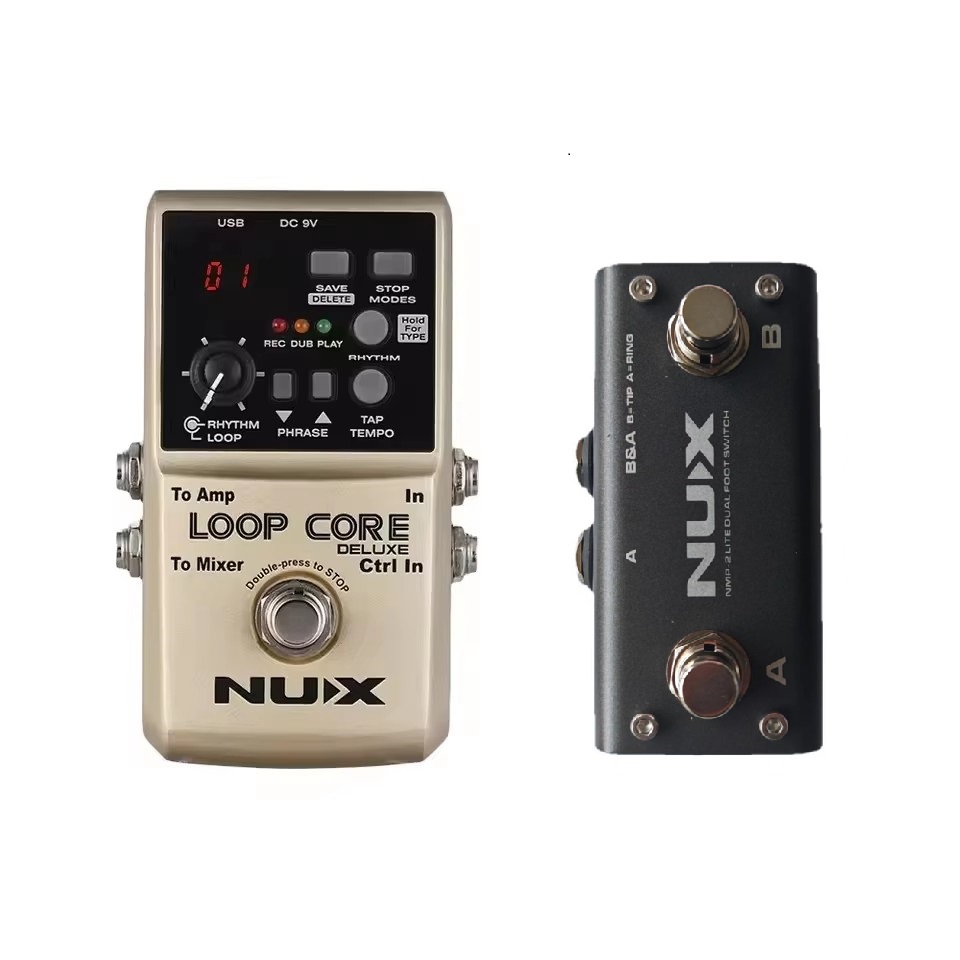 Nux Loop Core Deluxe Pedal Efe - Looper Pedal Guitar ulasan dan harga