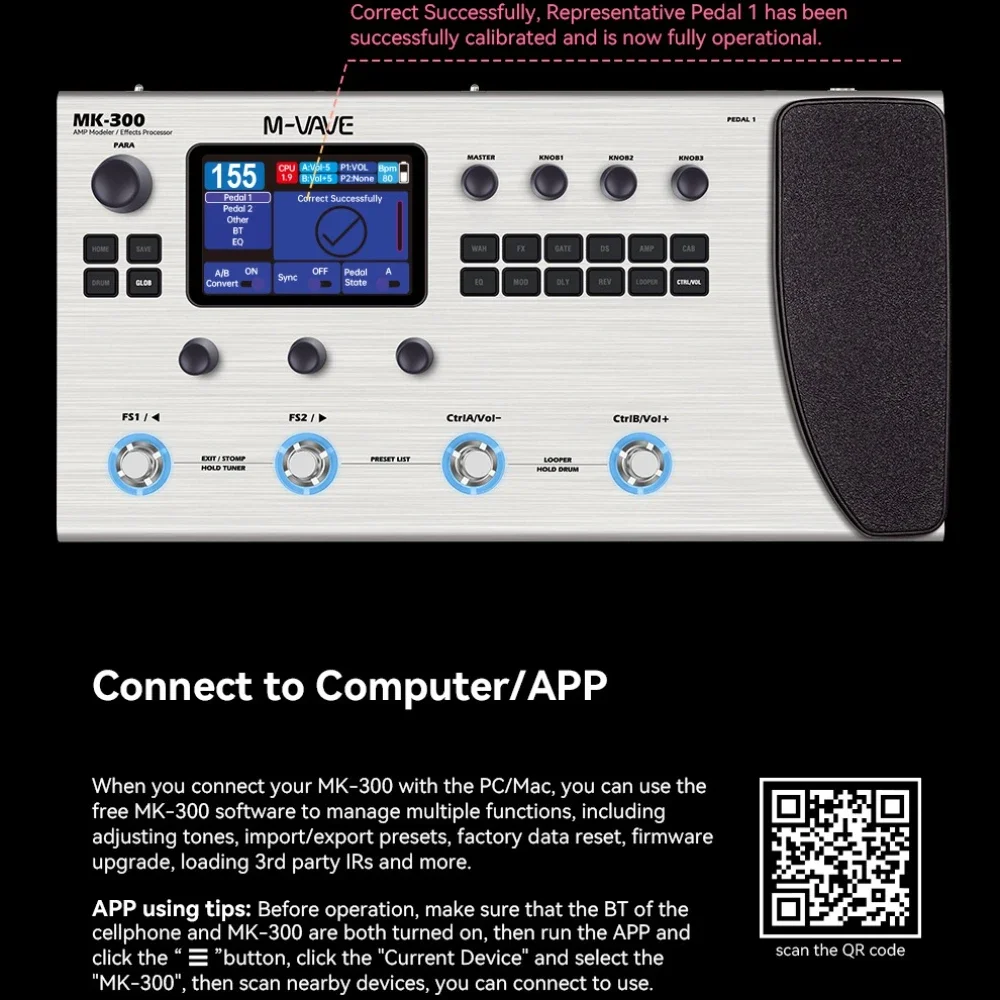 M-VAVE MK-300 Prosesor Multi-E - Looper Pedal Guitar ulasan dan harga