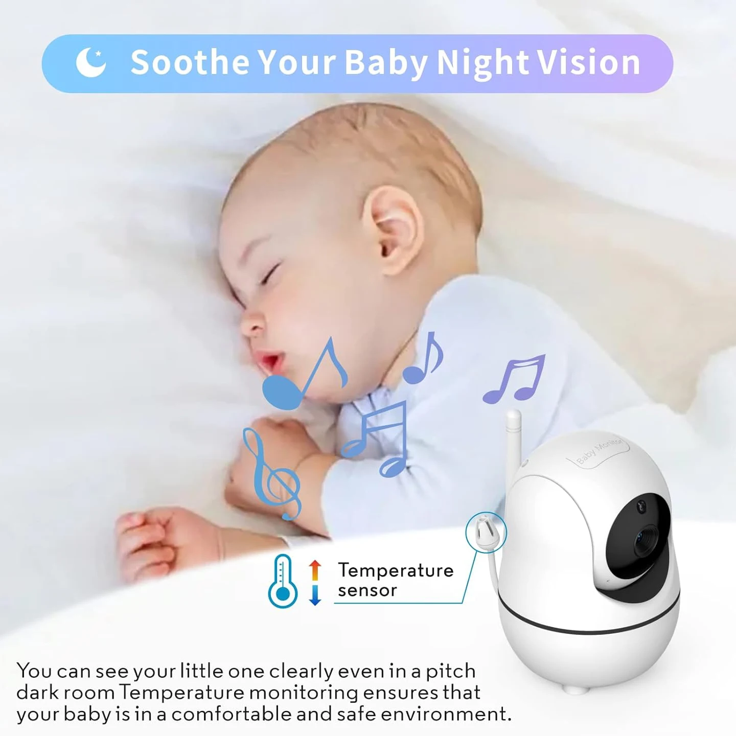 Video Baby Monitor dengan Kame - Audio Detect Music ulasan dan harga