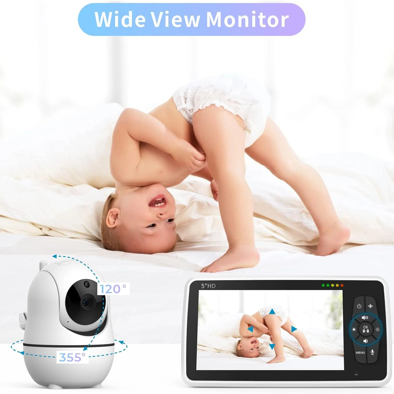 Video Baby Monitor dengan Kame - Audio Detect Music ulasan dan harga