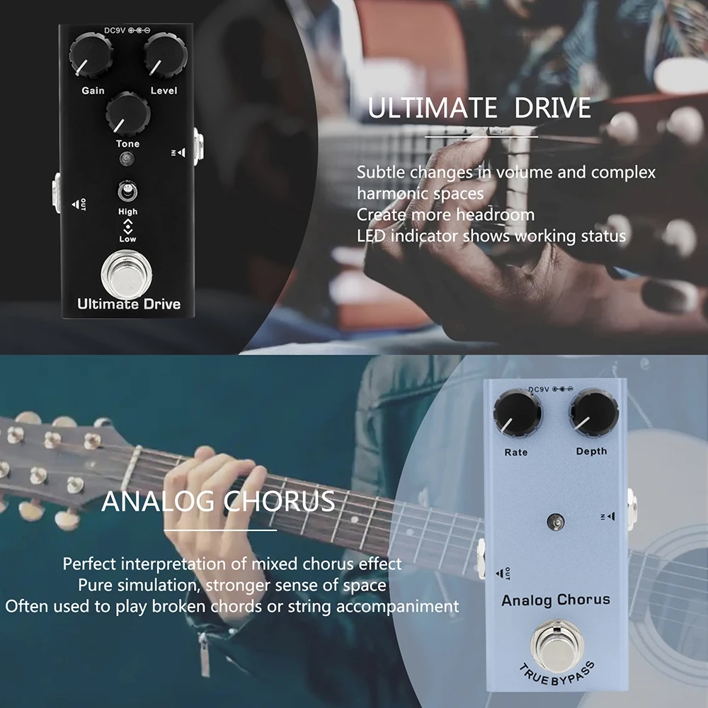 Pedal Gitar Elektrik Overdrive - Looper Pedal Guitar ulasan dan harga
