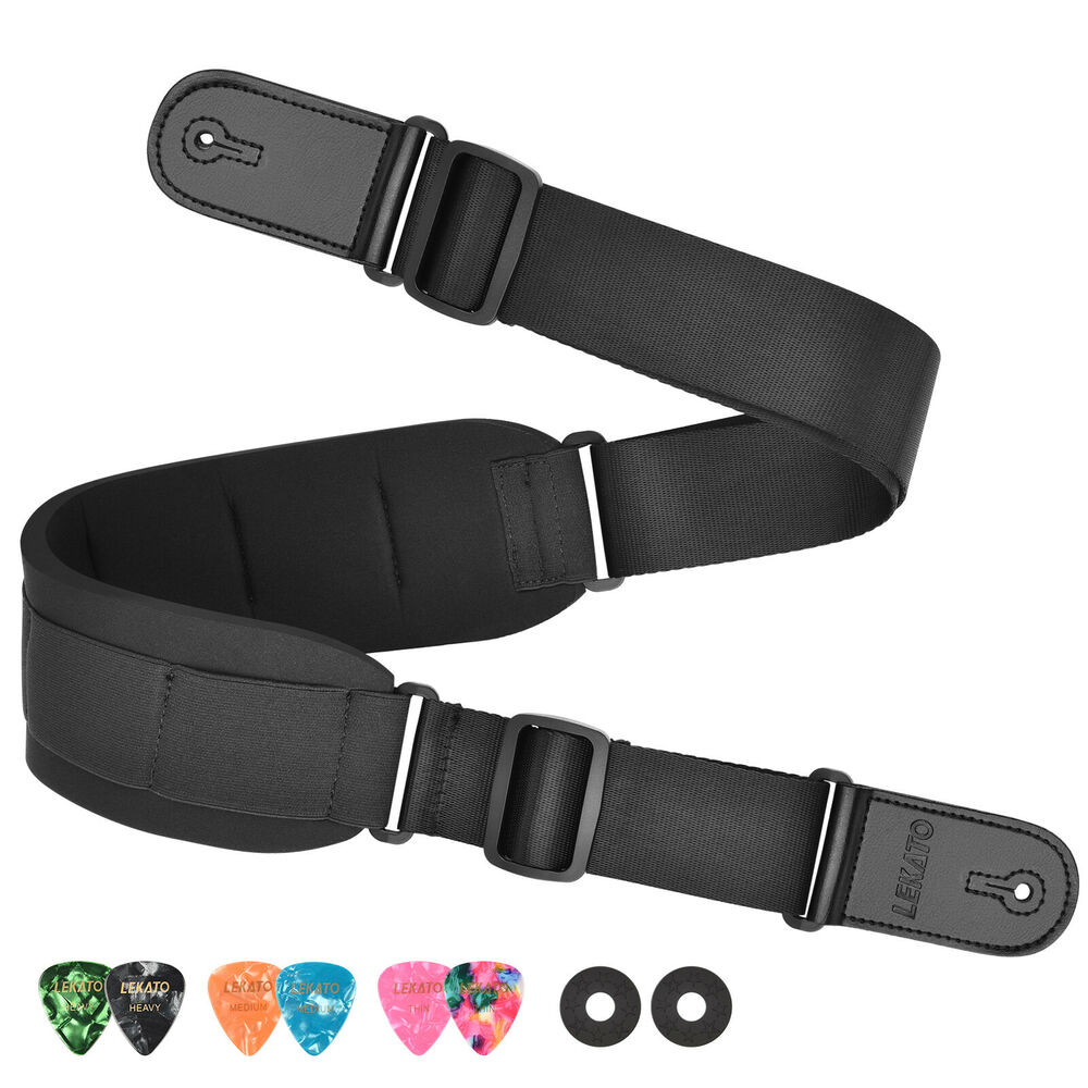 Leto Sabuk Pemegang Tali Gitar - Guitar Strap Padded ulasan dan harga
