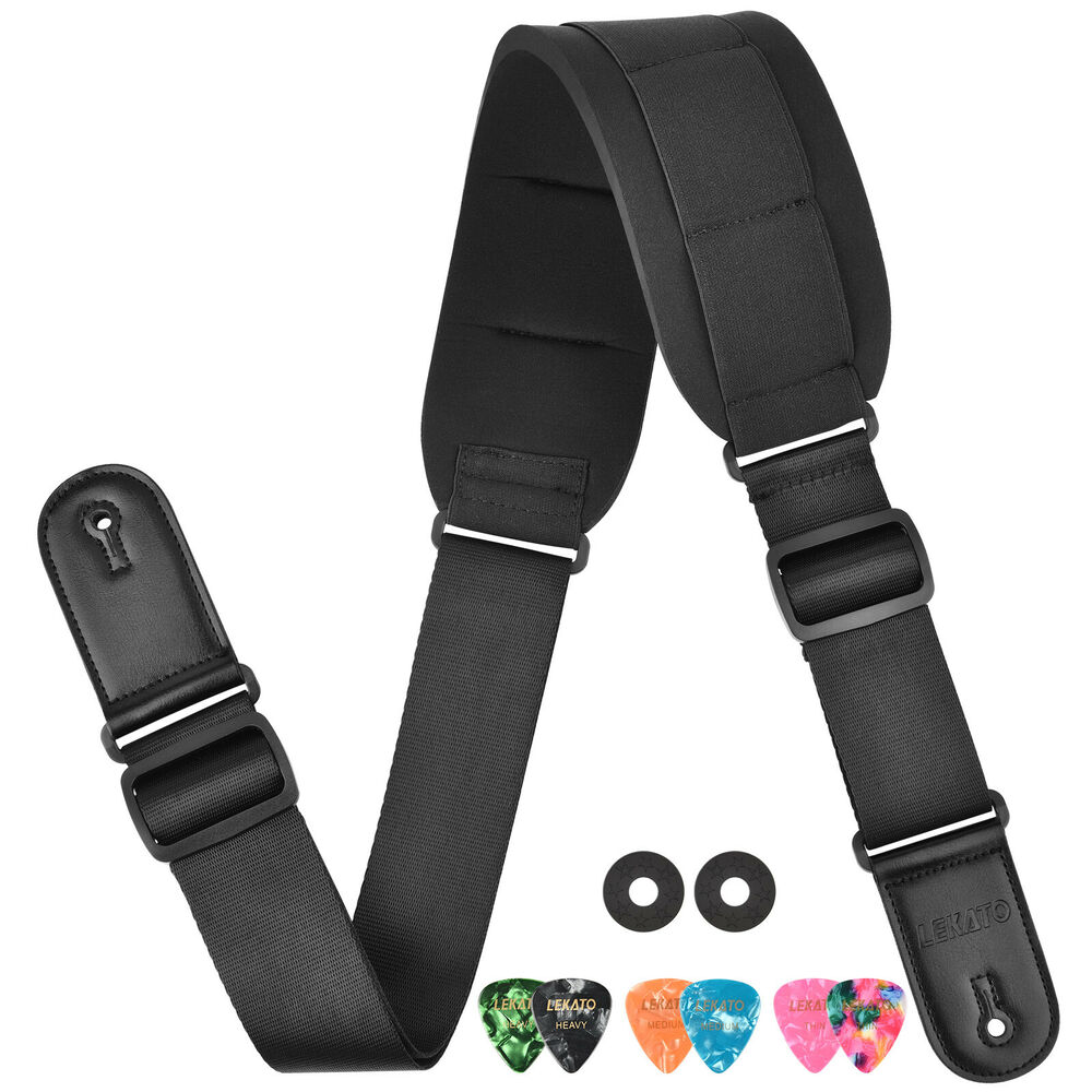 Leto Sabuk Pemegang Tali Gitar - Guitar Strap Padded ulasan dan harga