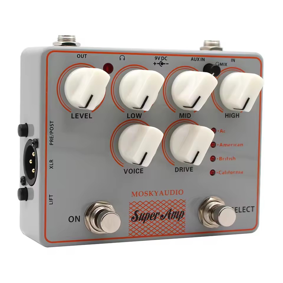 Mosky 4 AMP IN ONE Amplifier B - Looper Pedal Guitar ulasan dan harga