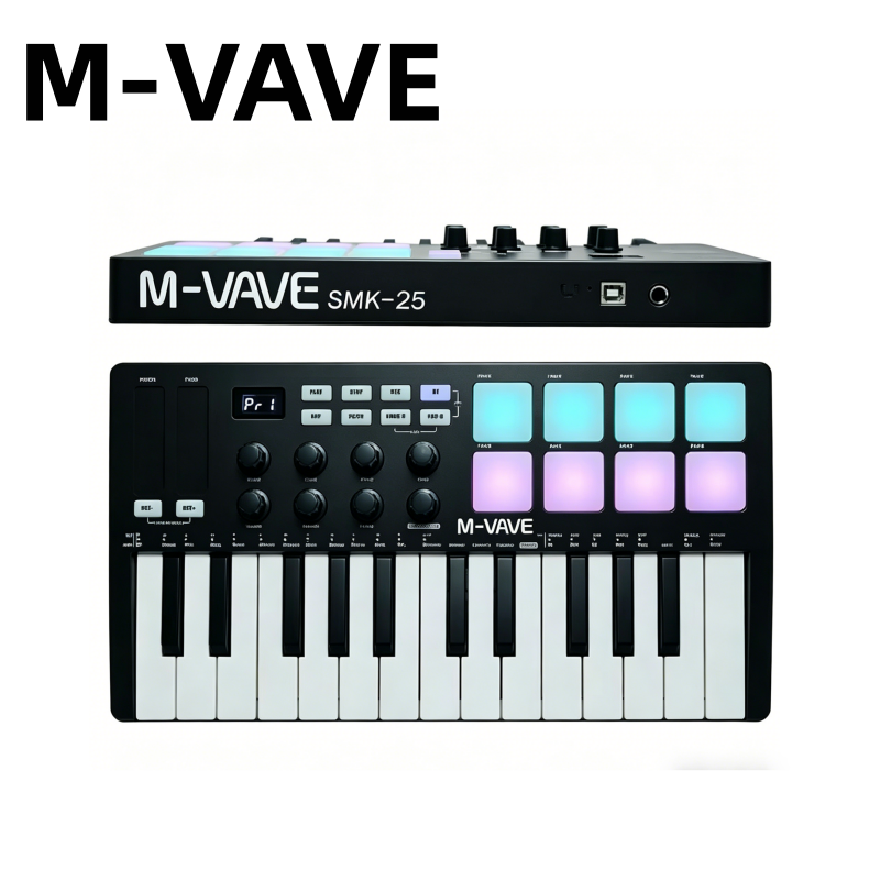 M-VAVE SMK-25 Keyboard MIDI Po - Audio Music Live ulasan dan harga