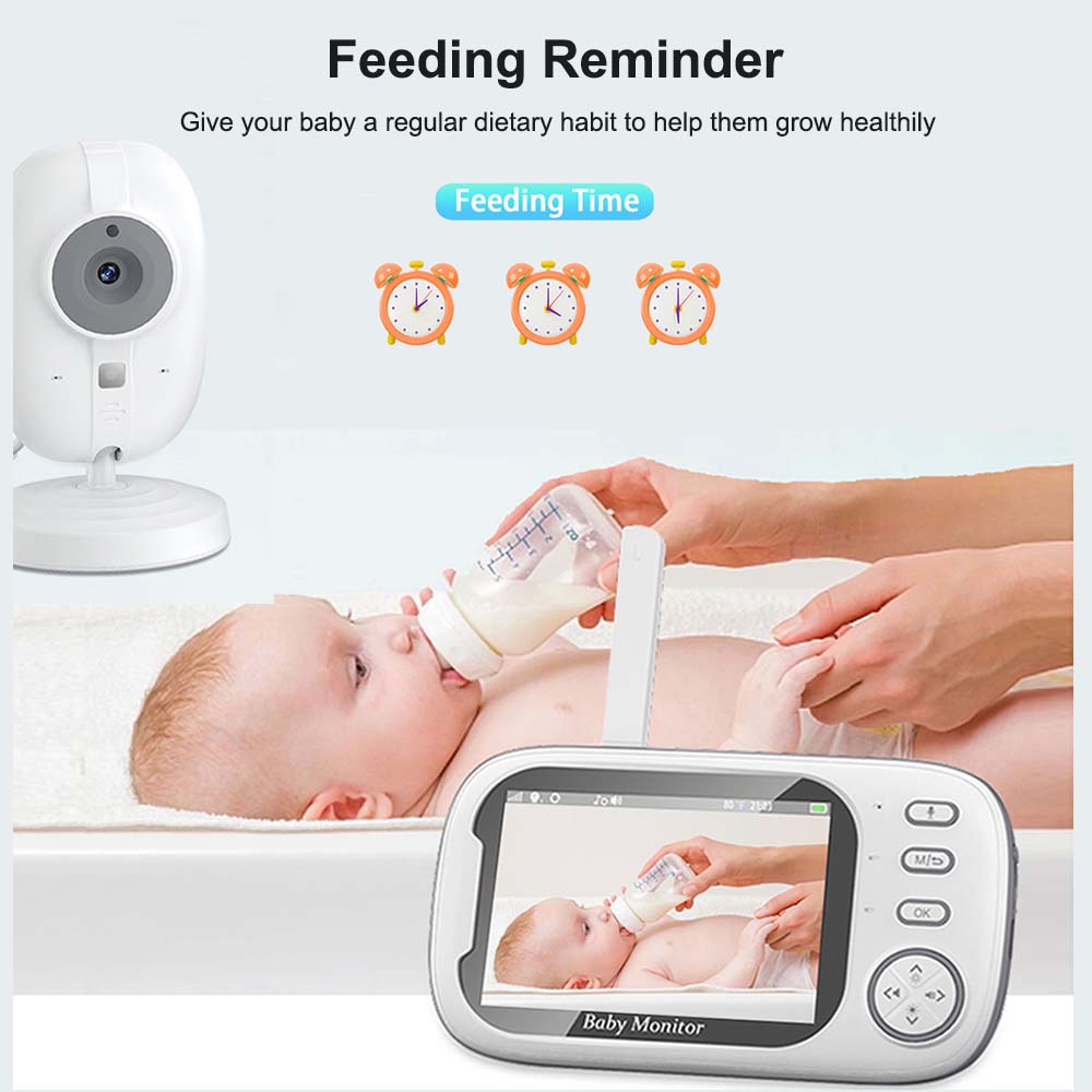 Monitor bayi Video 3.5'', Audi - Audio Detect Music ulasan dan harga